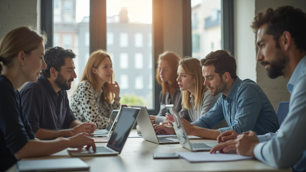 TeamFlow team samenwerkingscene